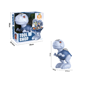 جعبه ابزار دایناسور 45 تکه DINO TOOL SHOP 45 pcs_اسباب بازی مشاغل